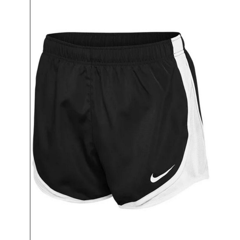 Nike Tempo Black and White Athletic Shorts